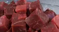 Kød skæret i tern | Terningsskære - Ternemaskine | Holac Cubixx 120 | Maskine til at skære fødevarer i tern | Nemco