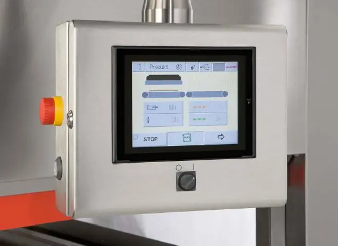Supervac GK 800 B soft-serien specialmaskinne til pakning af vakuumfølsomme fødevarer, display