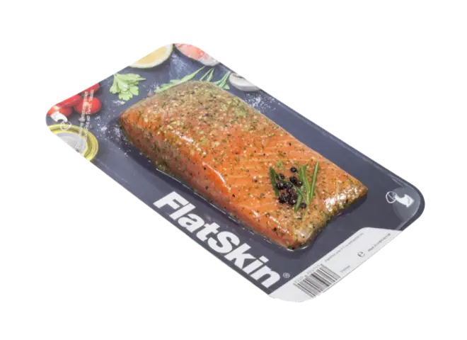 Skinpack fra Nemco er den perfekte løsning til at fremhæve produktet i køledisken. Vi har et bredt udvalg af kød emballage til f.eks. kød, fisk, kylling, grøntsager og færdigretter, hvoraf flere af vores skin pack produkter er genanvendelige eller plastreduceret.