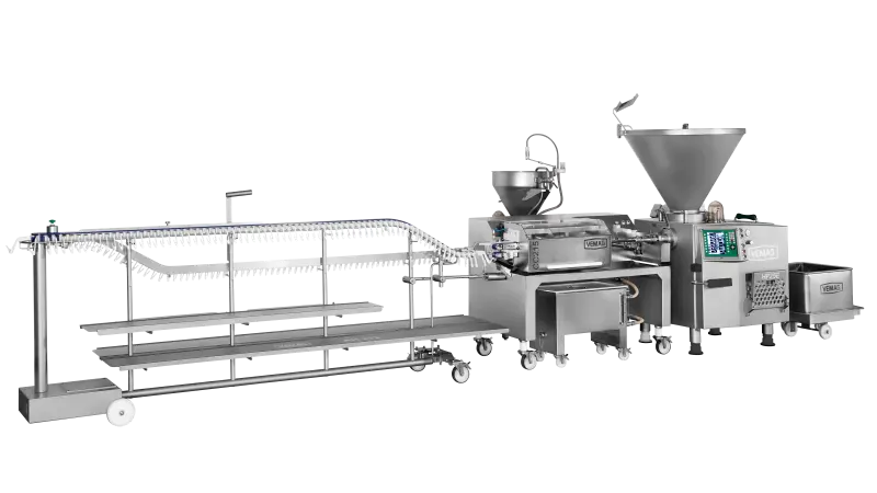 Vemag Alginate Line CC215 | Pølseproduktionsudstyr til alginattarm | | Pølsestopper og pølsesprøjte til fødevareindustrien | Nemco