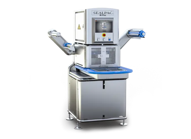 SEALPAC M-FLEX semi-automatisk traysealer og topforsegler | Traysealer til fødevarer | Idéel til testkøkkener, kantiner og startups | Nemco