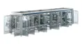 PFM D-series flowpack maskine med alle sektioner åbne