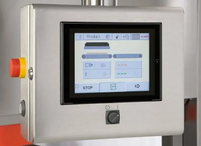 Supervac GK 850/860 B-serien kammermaskine til at vakuumpakke, display til maskine